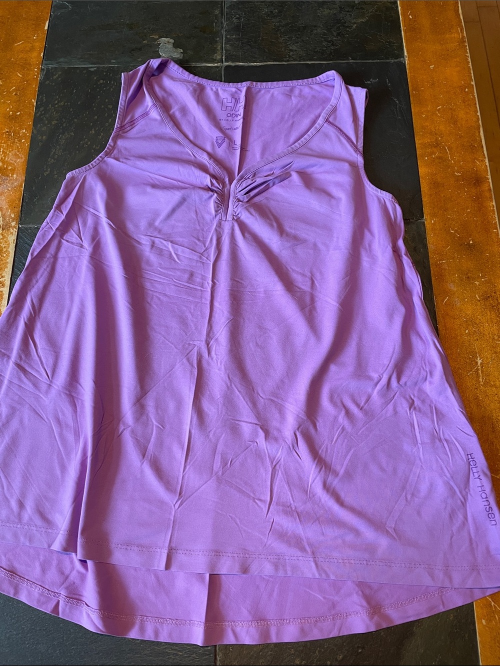 Helly Hansen Lavender Sleeveless V-Neck Tank Top